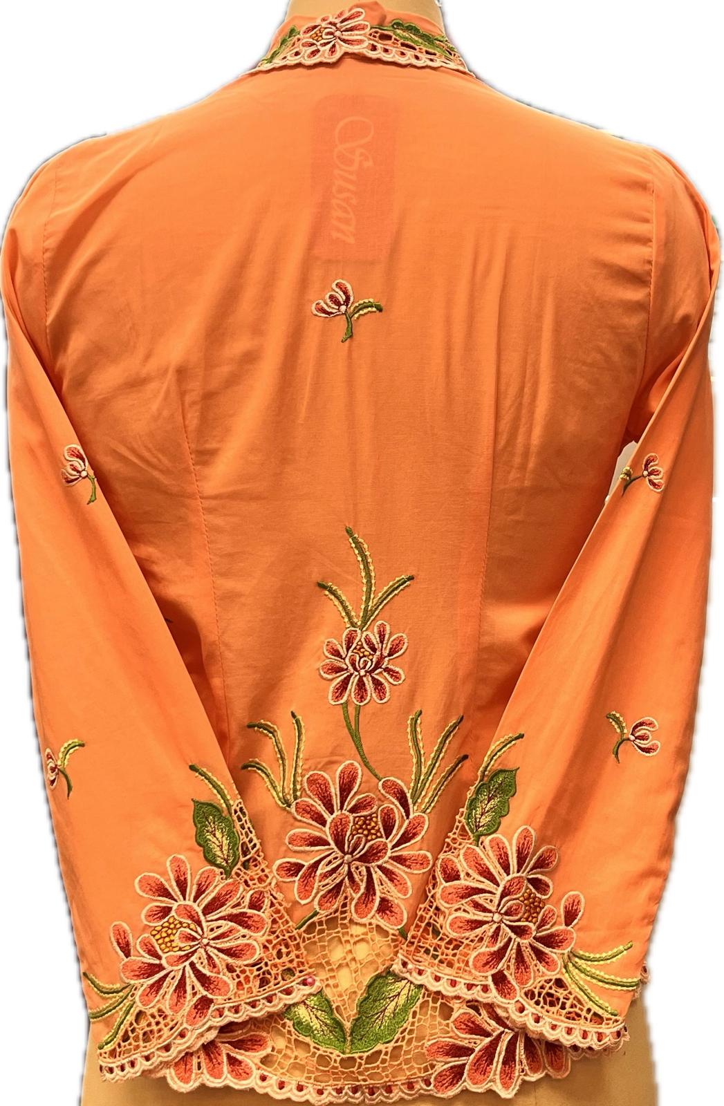 Premium Peranakan Top PPT-M-PEACH-B66028