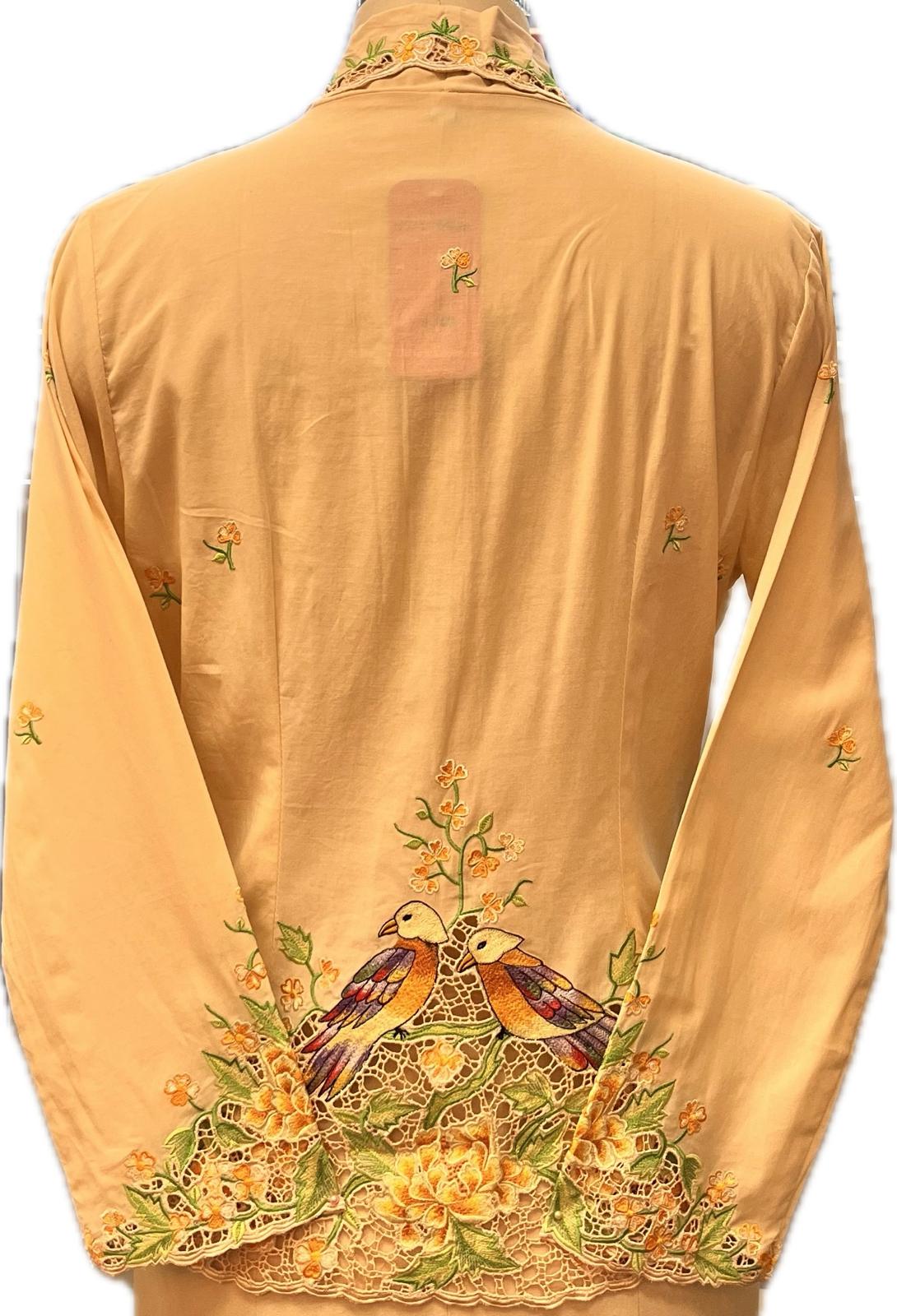 Premium Peranakan Top PPT-L-BEIGE-B666022