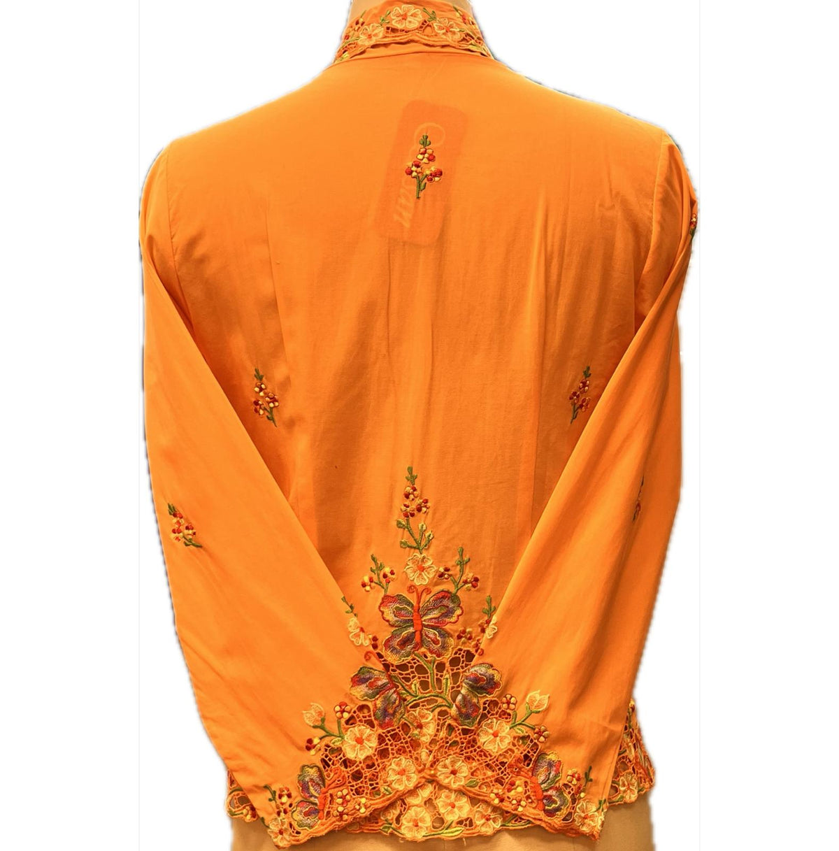 Premium Peranakan Top PPT-M-ORANGE-B66021