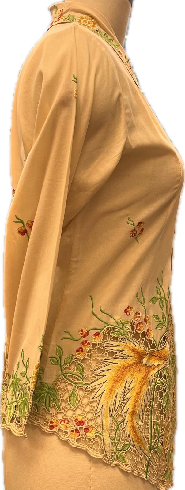 Premium Peranakan Top PPT-M-BEIGE-B66029