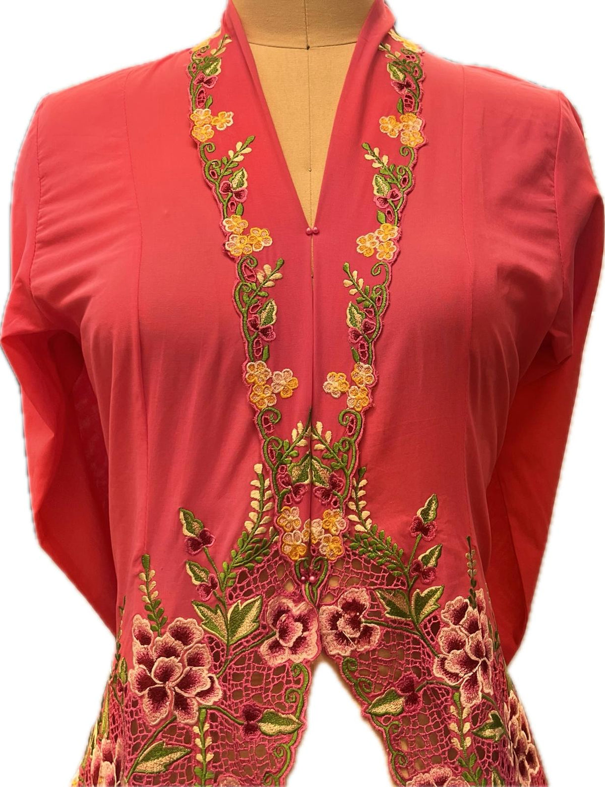 Premium Peranakan Top PPT-M-PINK-B66031