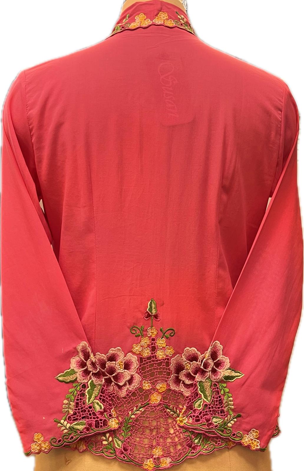 Premium Peranakan Top PPT-M-PINK-B66031