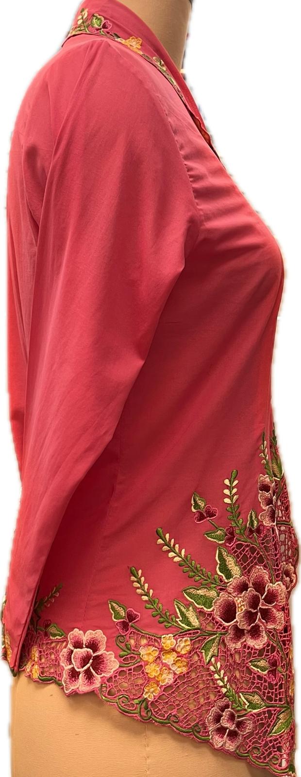 Premium Peranakan Top PPT-M-PINK-B66031