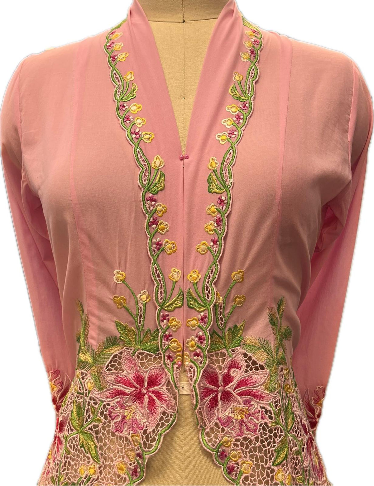 Premium Peranakan Top PPT-M-PINK-B66024