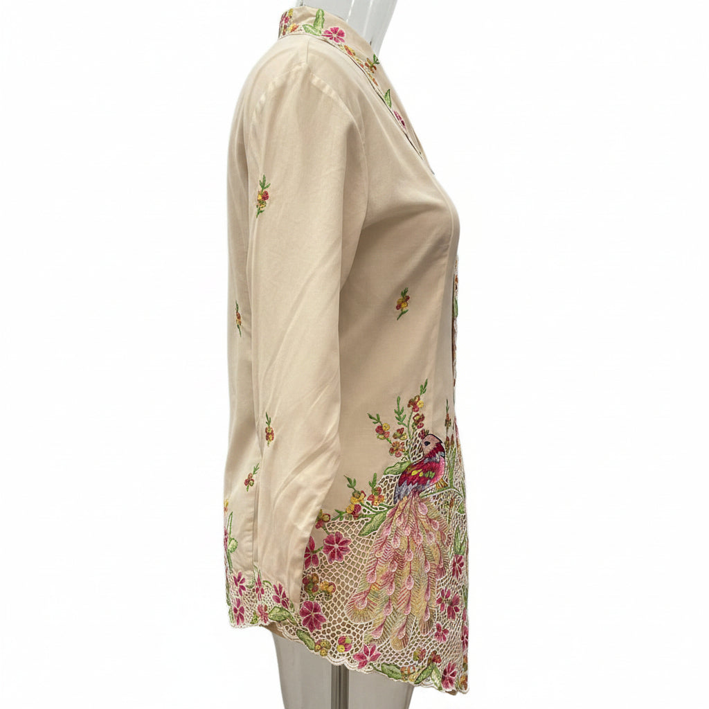Premium Peranakan Top PPT-4XL-WHITE-B6666666002