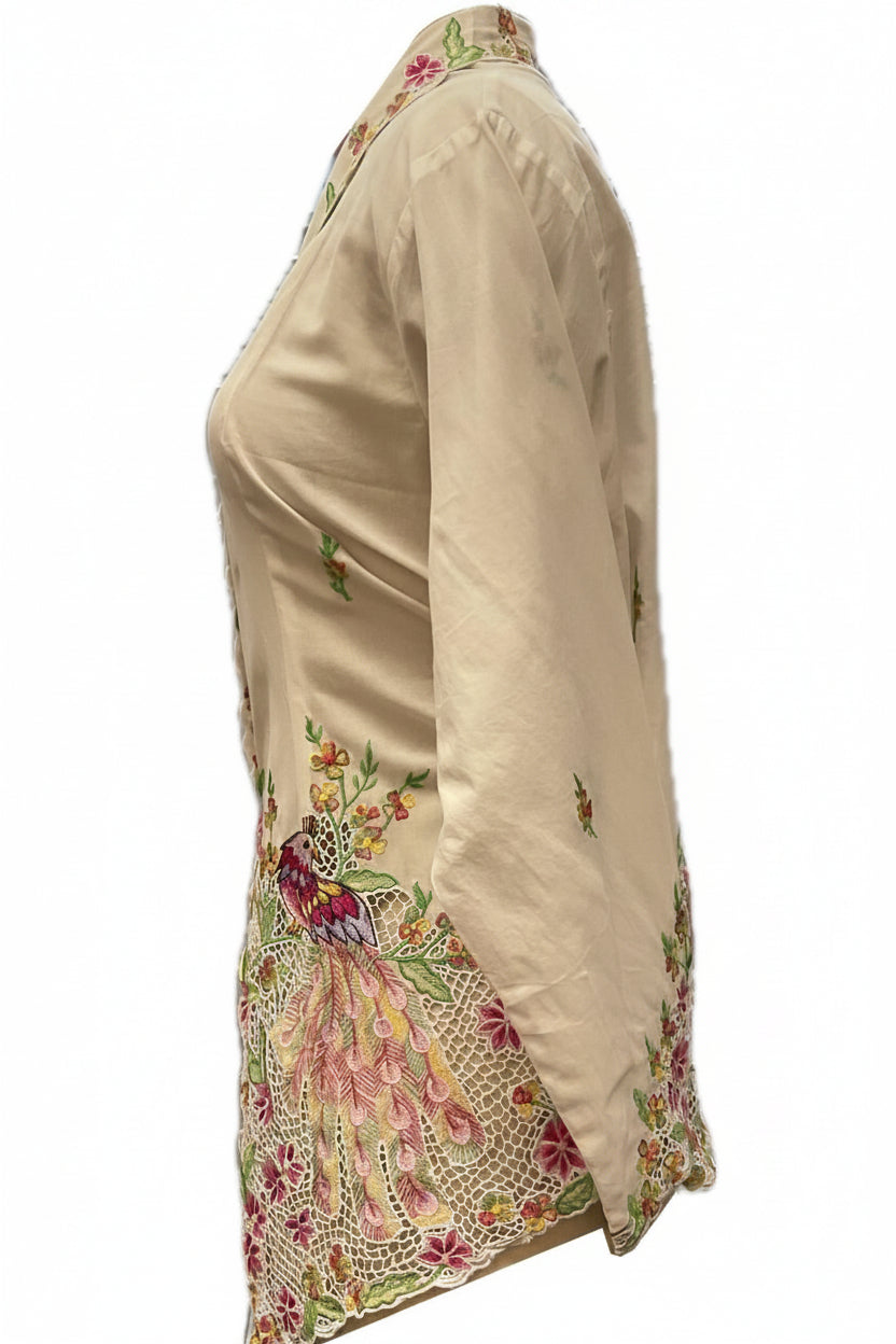 Premium Peranakan Top PPT-4XL-WHITE-B6666666002