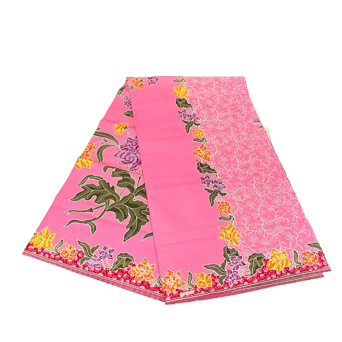 Handstamp Batik Fabric HSBF-2M-PINK-90151