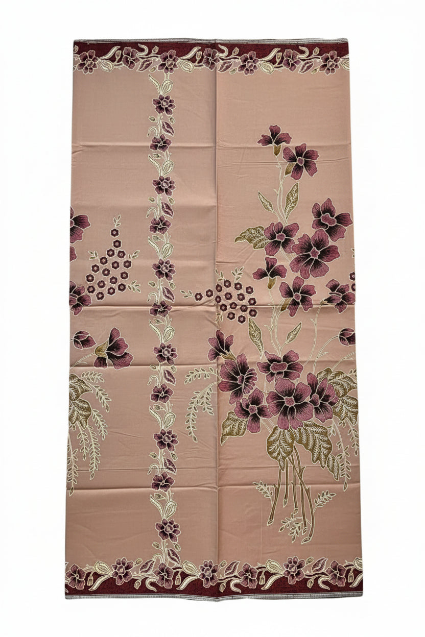 Handstamp Batik Fabric HSBF-2M-GRAY-90163
