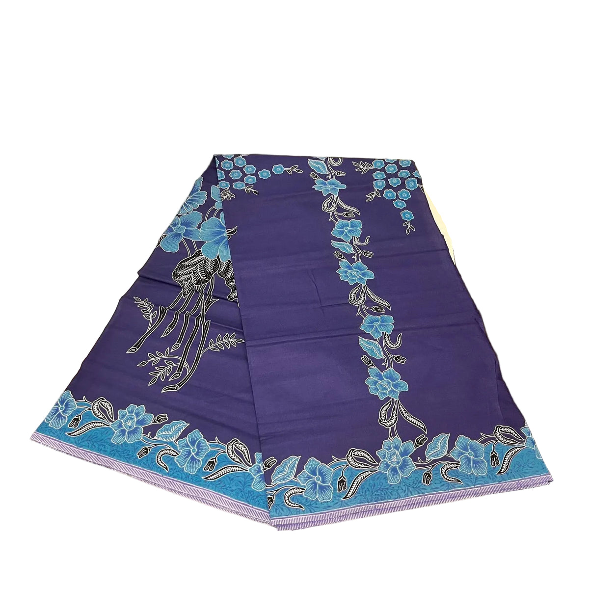Handstamp Batik Fabric HSBF-2M-BLUE-90167