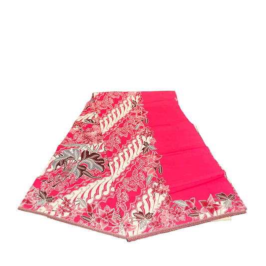 Handstamp Batik Fabric HSBF-2M-PINK-90178