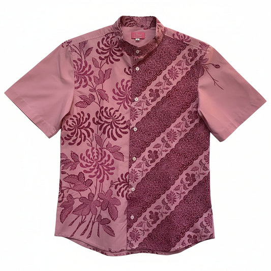 Mens Batik Top MBT-XL-PINK-2220014