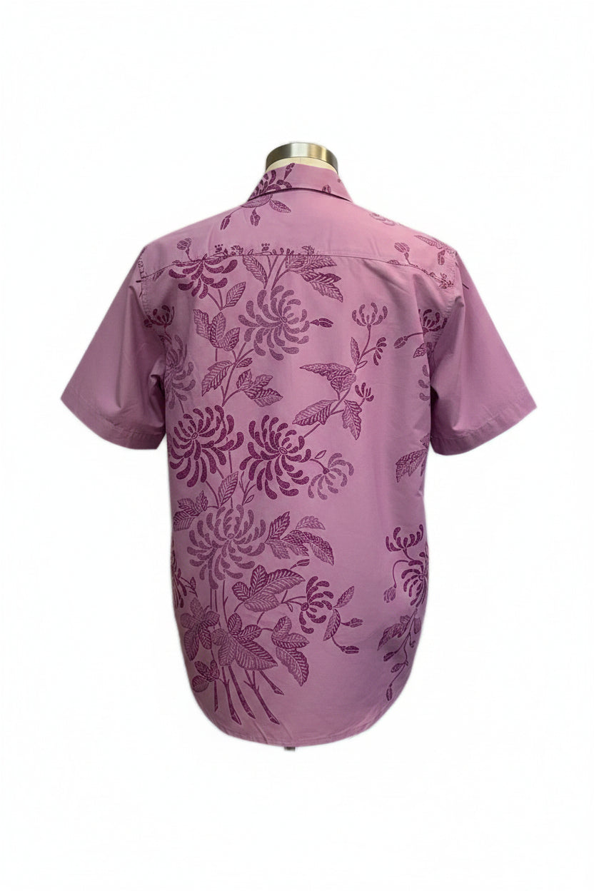 Mens Batik Top MBT-XL-PURPLE-2220015