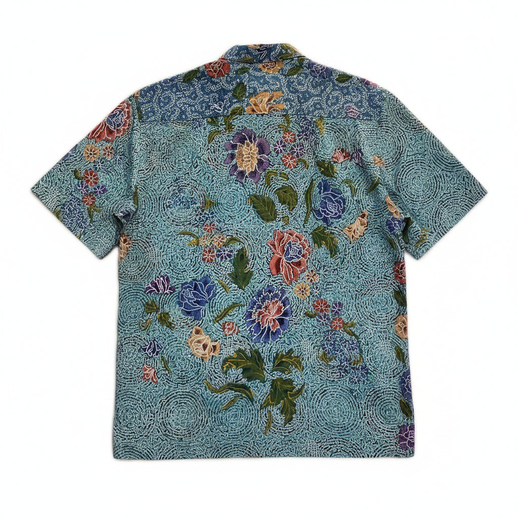 Mens Batik Top MBT-XXL-GREEN-2222007