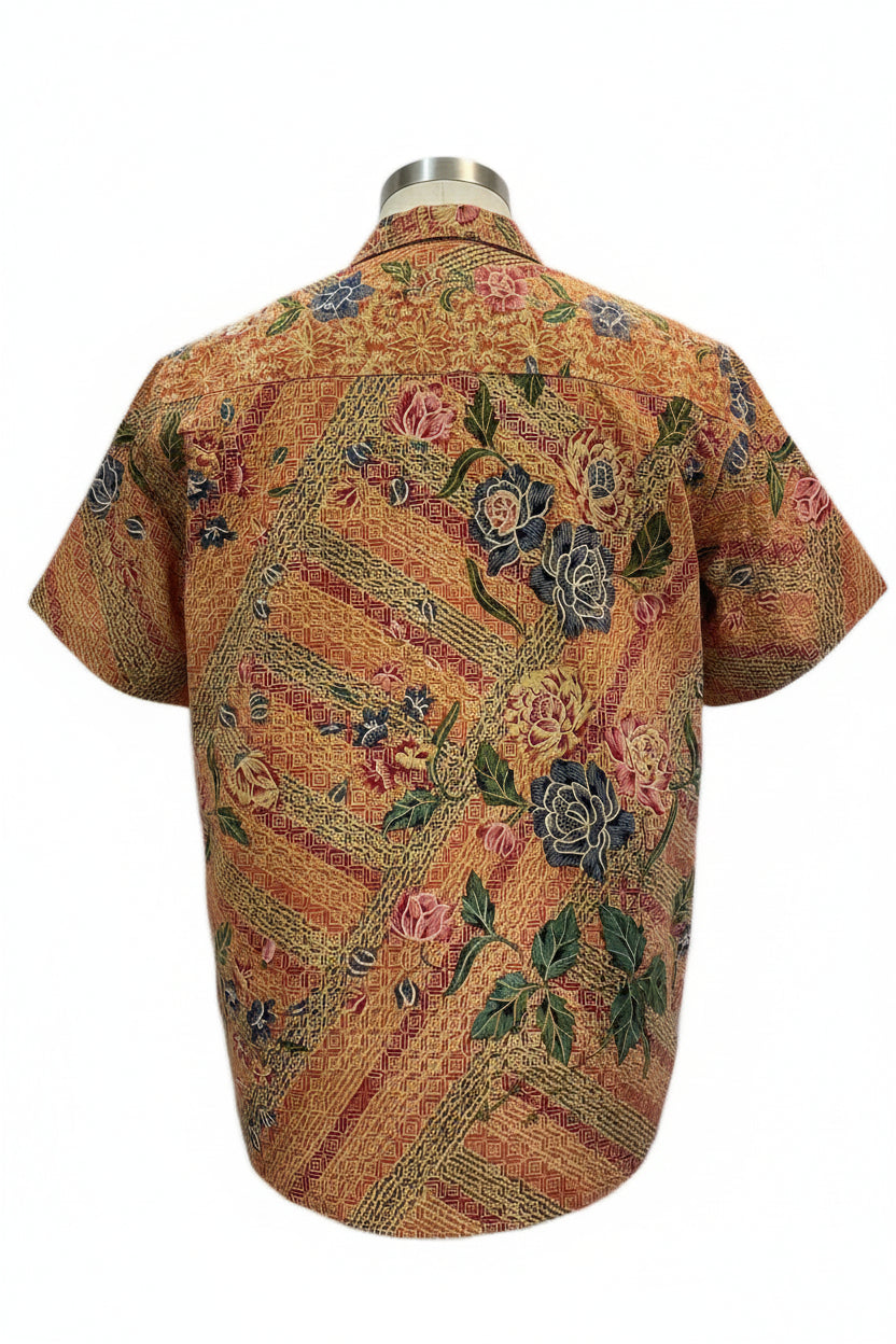 Mens Batik Top MBT-XXL-YELLOW-2222009