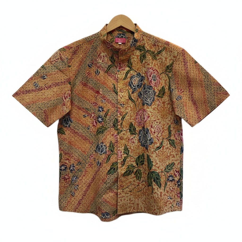 Mens Batik Top MBT-XXL-YELLOW-2222009