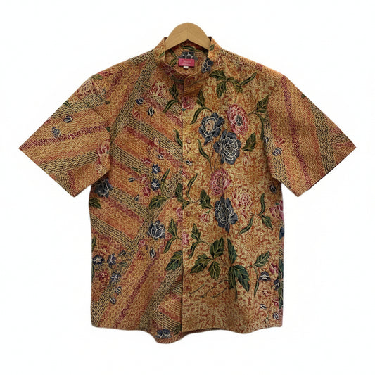 Mens Batik Top MBT-XXL-YELLOW-2222009