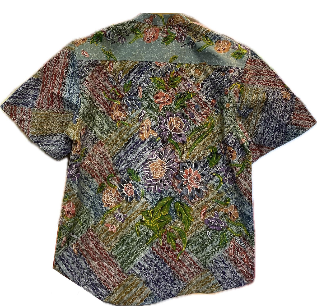 Mens Batik Top MBT-XXL-BLUE-2222010