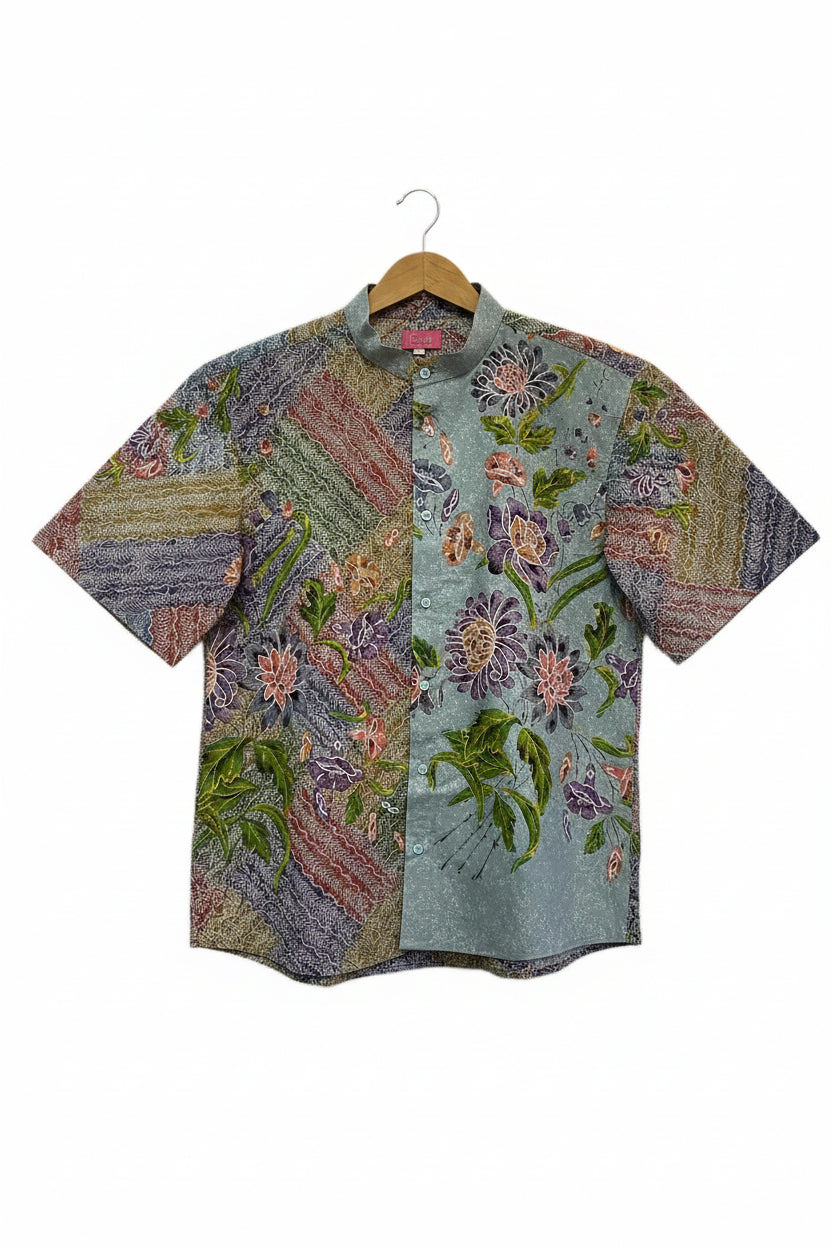Mens Batik Top MBT-XXL-BLUE-2222010