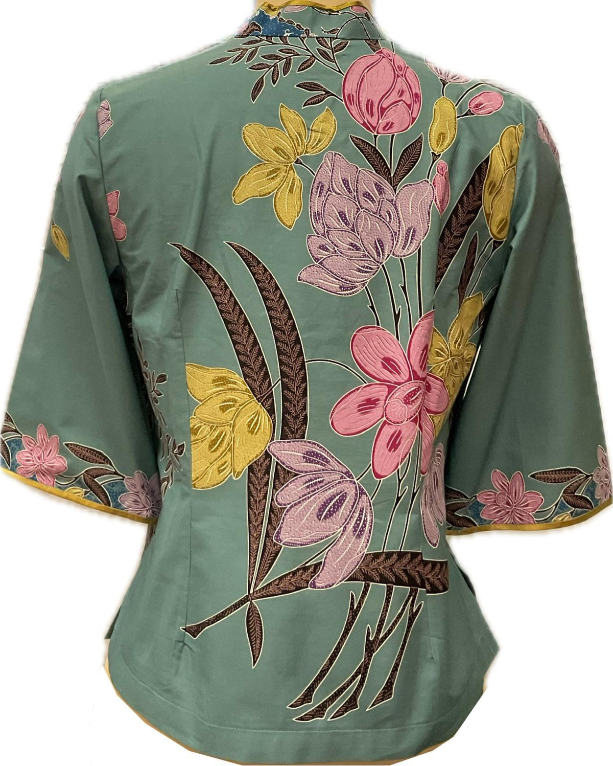 Ladies Batik Top LBT-L-BLUE/GREEN-AG111003