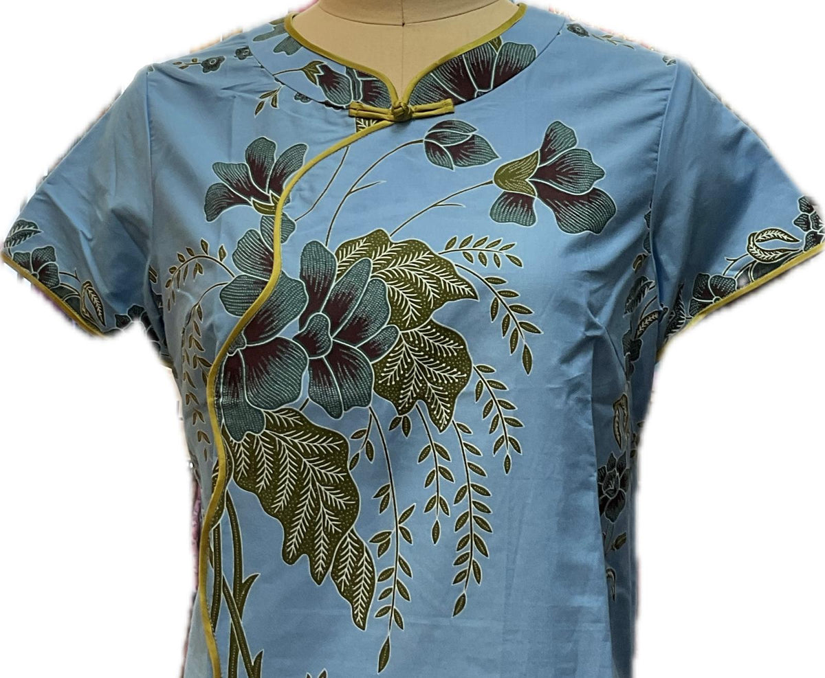 Ladies Batik Top LBT-XXL-BLUE-AH11111002