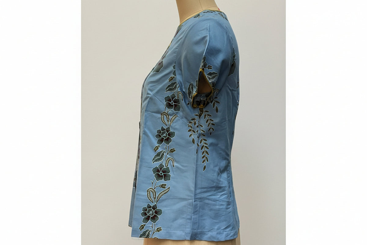 Ladies Batik Top LBT-XXL-BLUE-AH11111002