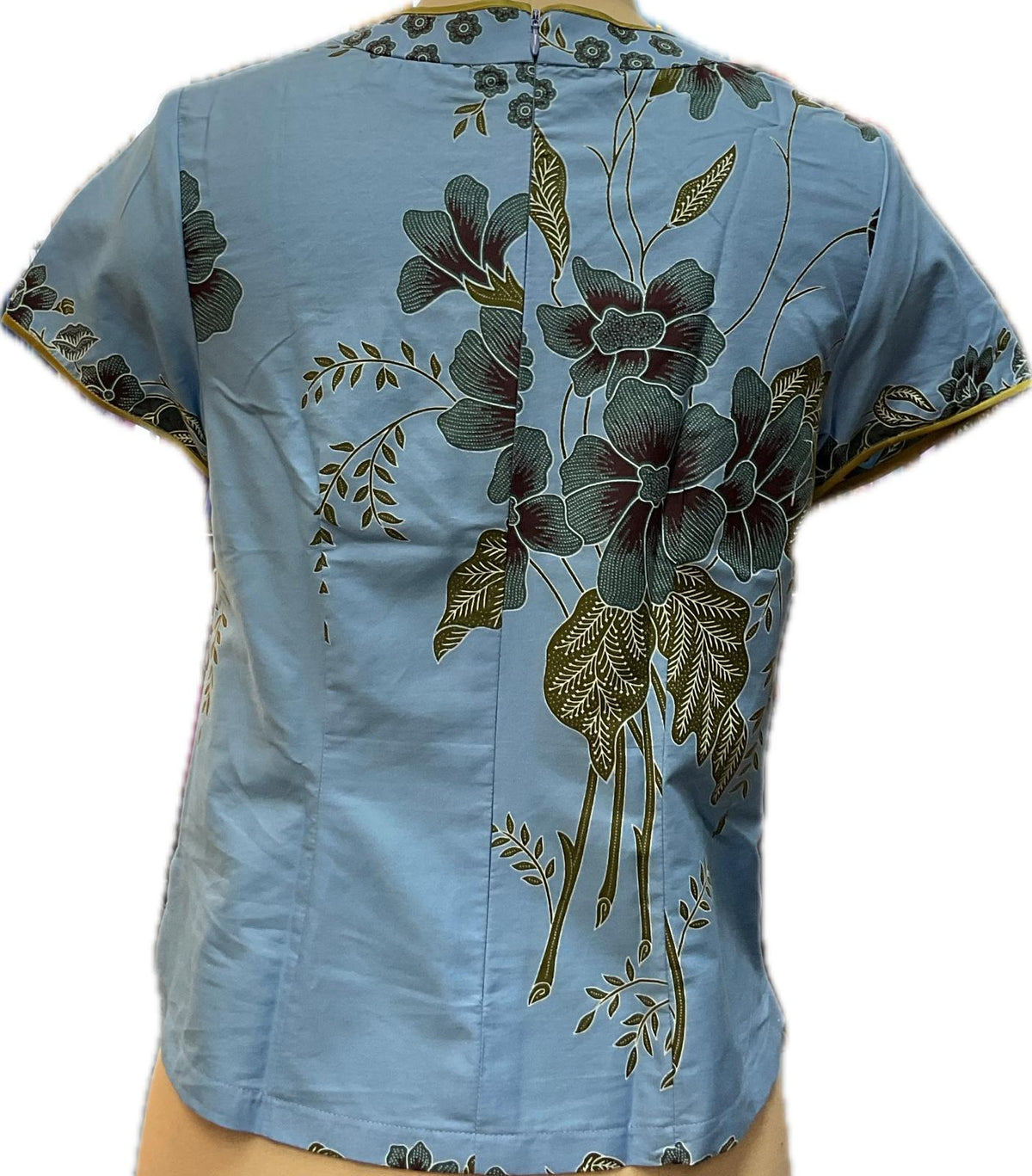 Ladies Batik Top LBT-XXL-BLUE-AH11111002