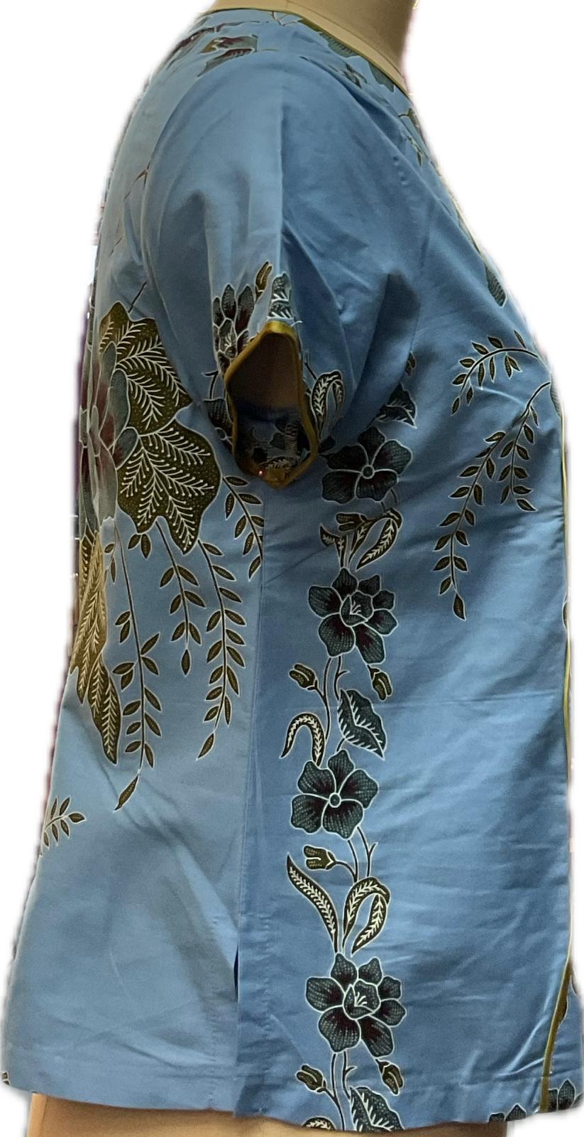Ladies Batik Top LBT-XXL-BLUE-AH11111002