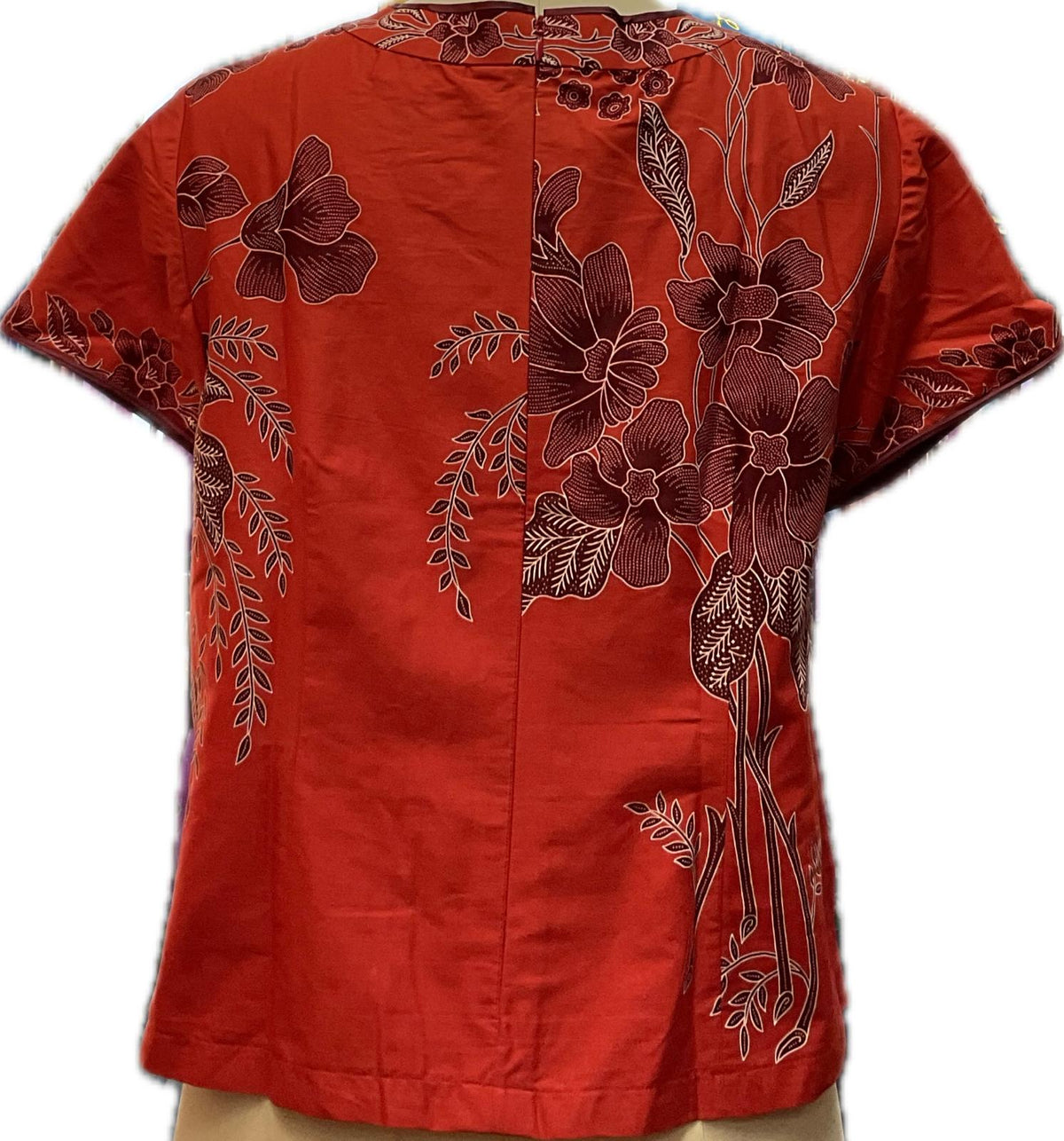 Ladies Batik Top LBT-XL-RED-AH1111002