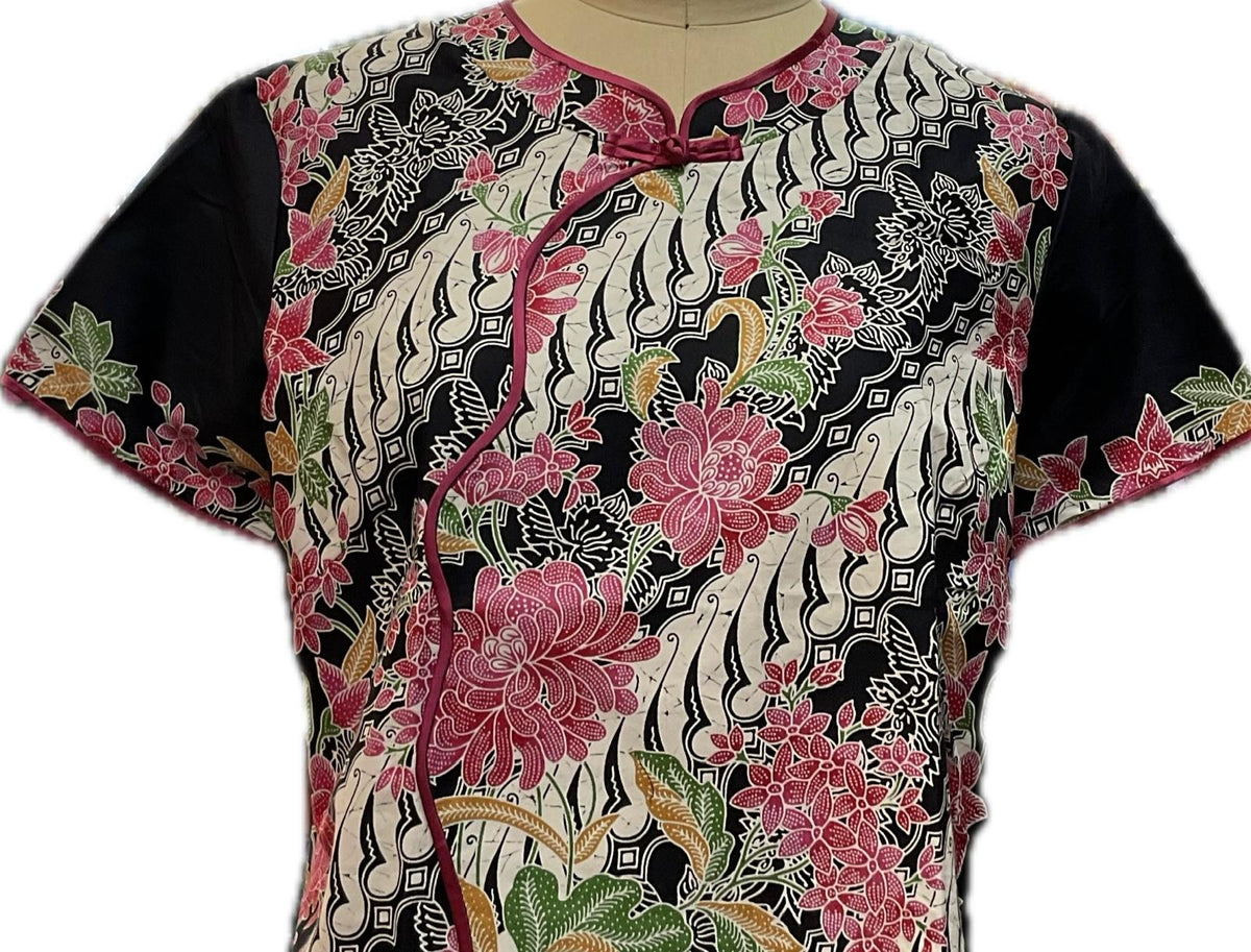 Ladies Batik Top LBT-XL-BLACK-AH1111004