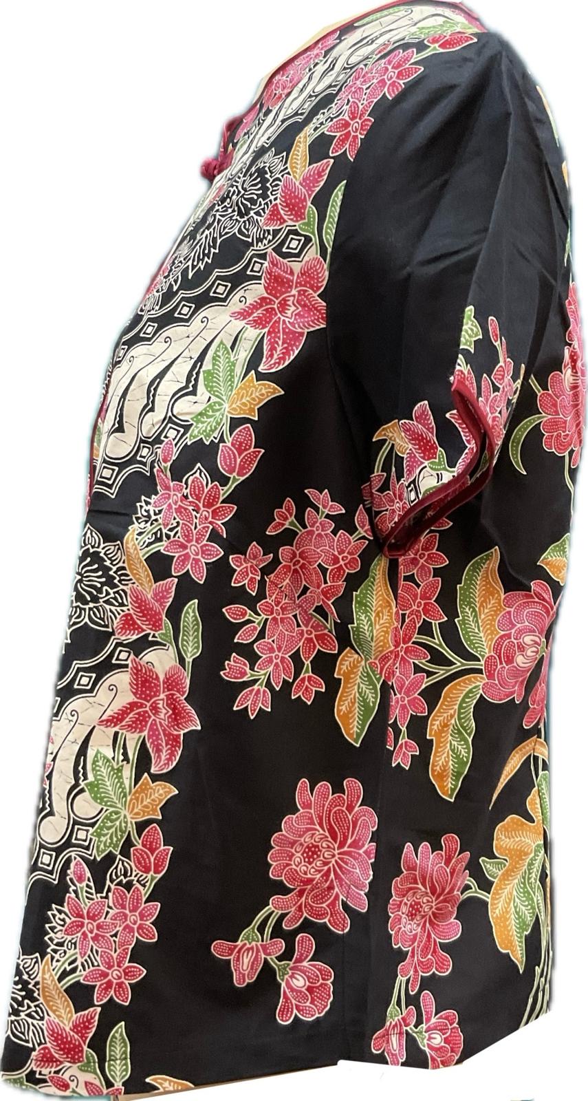 Ladies Batik Top LBT-XL-BLACK-AH1111004