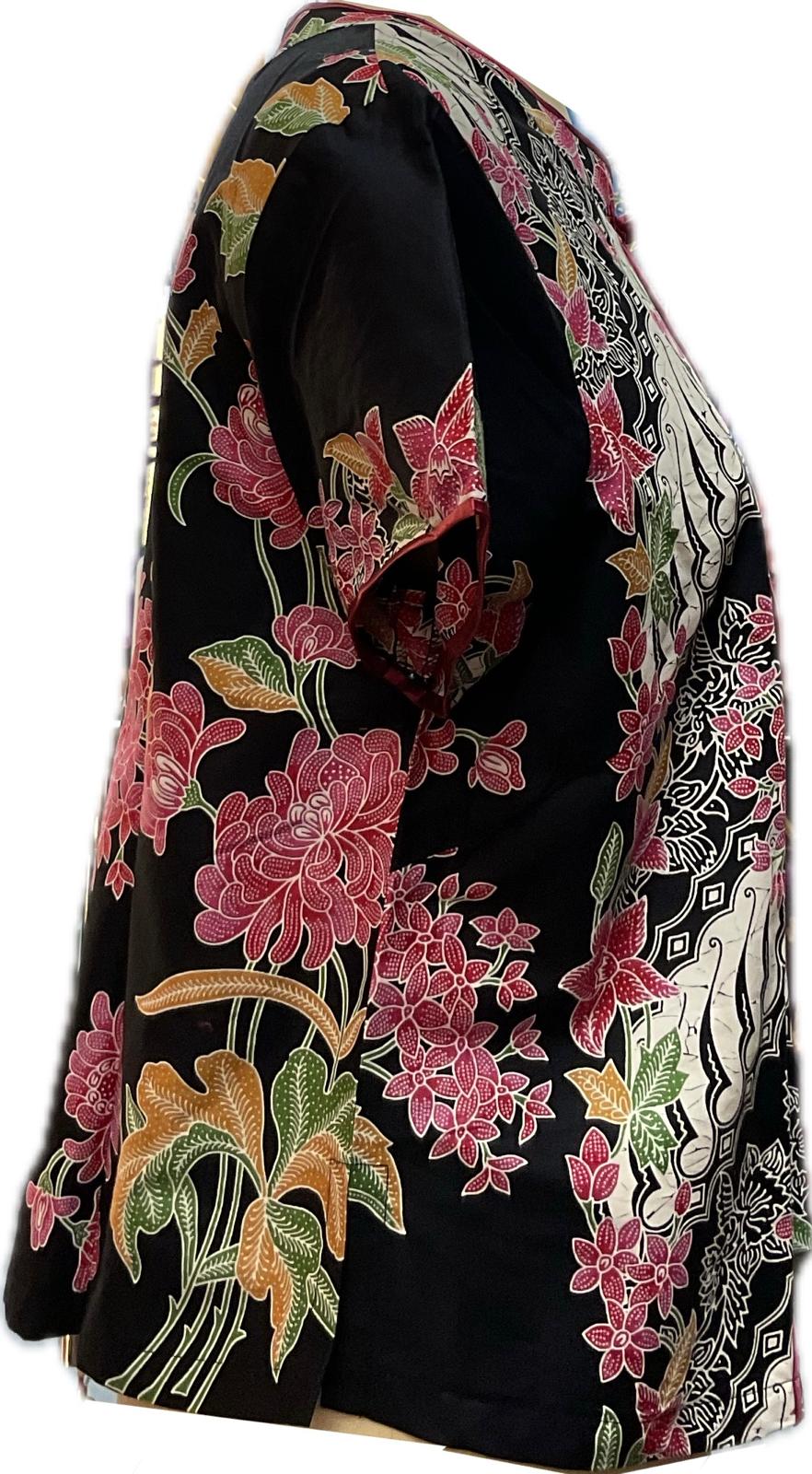Ladies Batik Top LBT-XL-BLACK-AH1111004