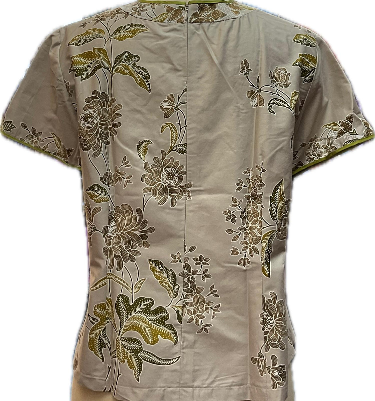 Ladies Batik Top LBT-XL-GREY-AH1111006