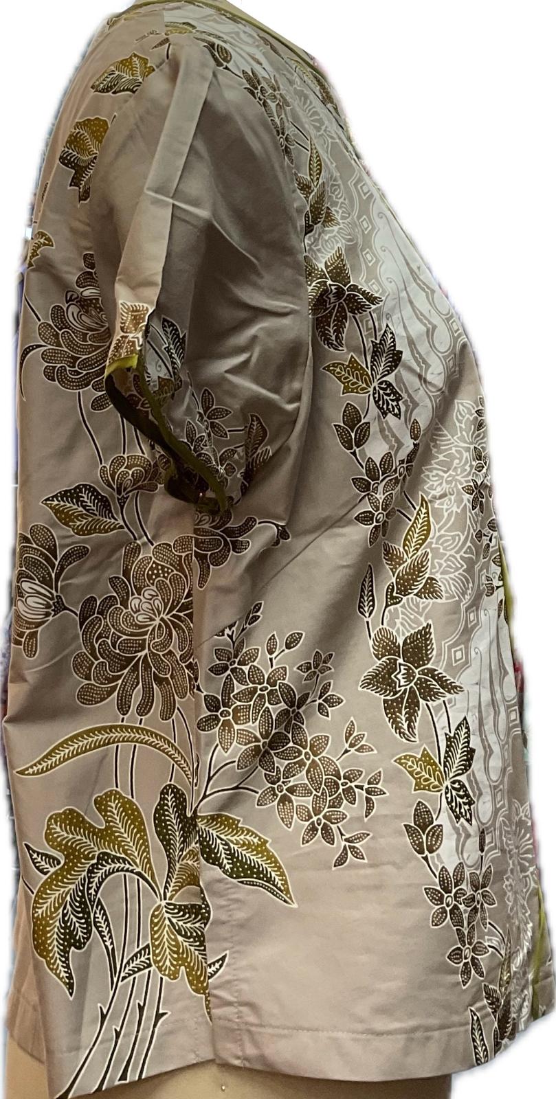Ladies Batik Top LBT-XL-GREY-AH1111006