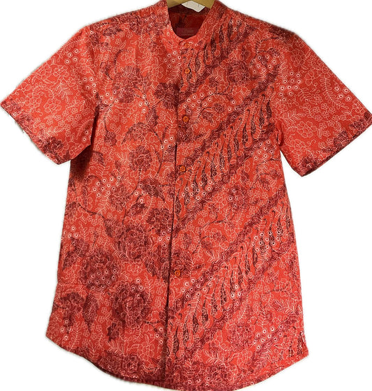 Mens Batik Top MBT-M-RED-2017